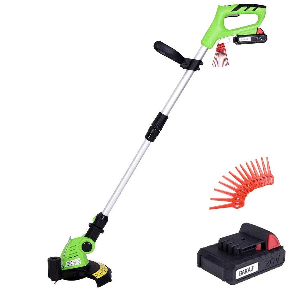 Bakaji Decespugliatore Elettrico a Batteria Litio 20V 2Ah