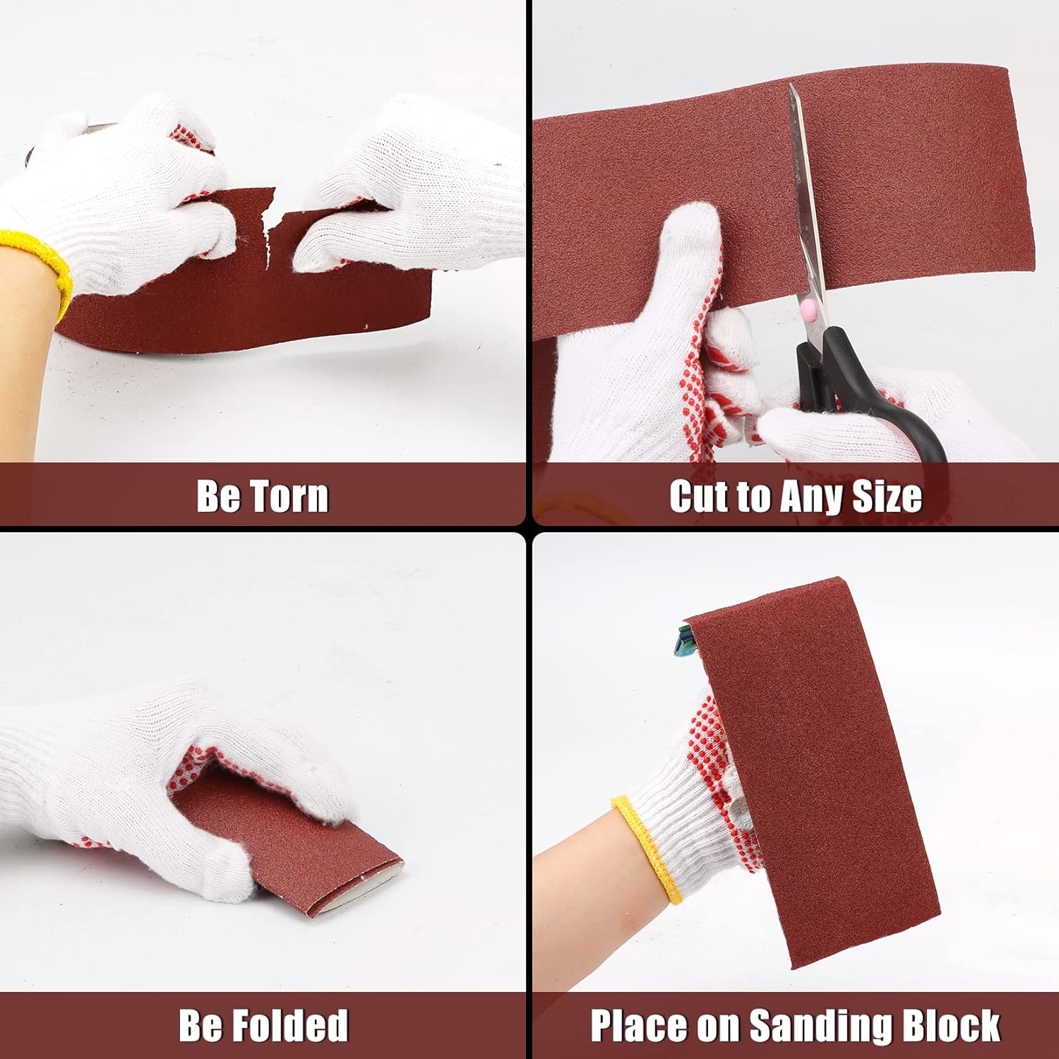 Shall Set 5 Rotoli Carta Vetrata 9.3cm x 5m - immagine 6