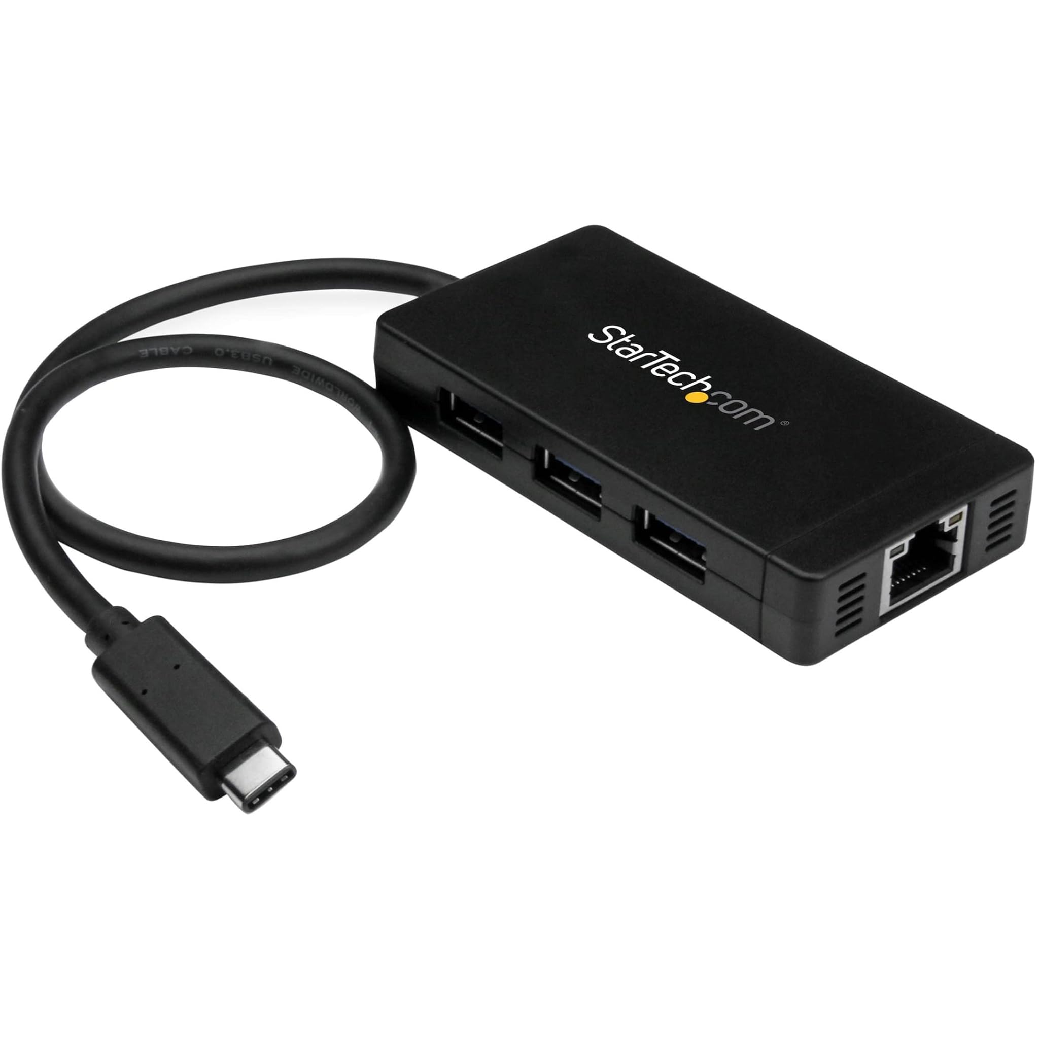 Startech.com Hub USB 3.0 a 3 Porte con USB-C e Ethernet Gigabit