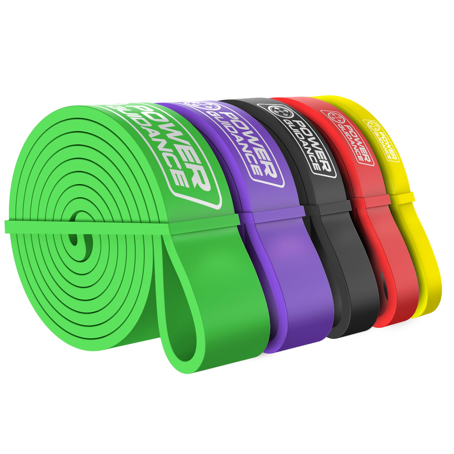 Set 5 Bande Elastiche Fitness per Trazioni con Borsa