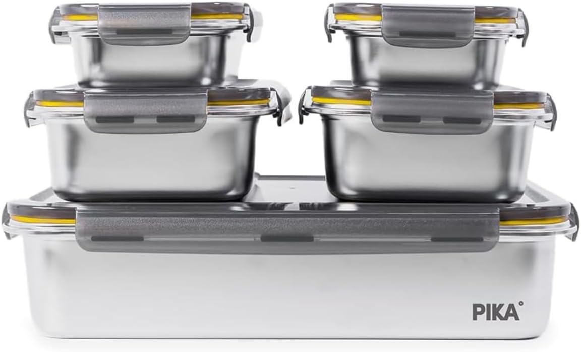Pika Set Contenitori Alimentari Acciaio Inox - immagine 1