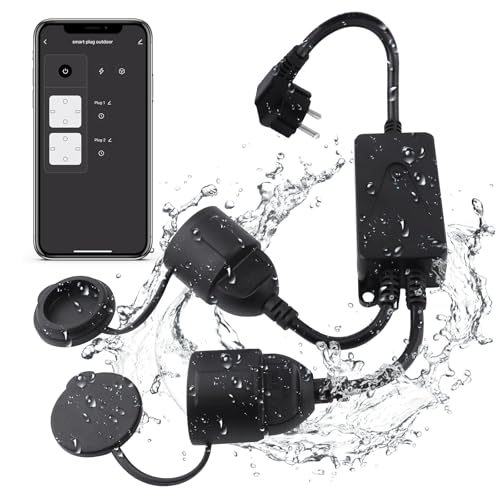 Antela Presa Wifi Esterna Smart con Misurazione Corrente