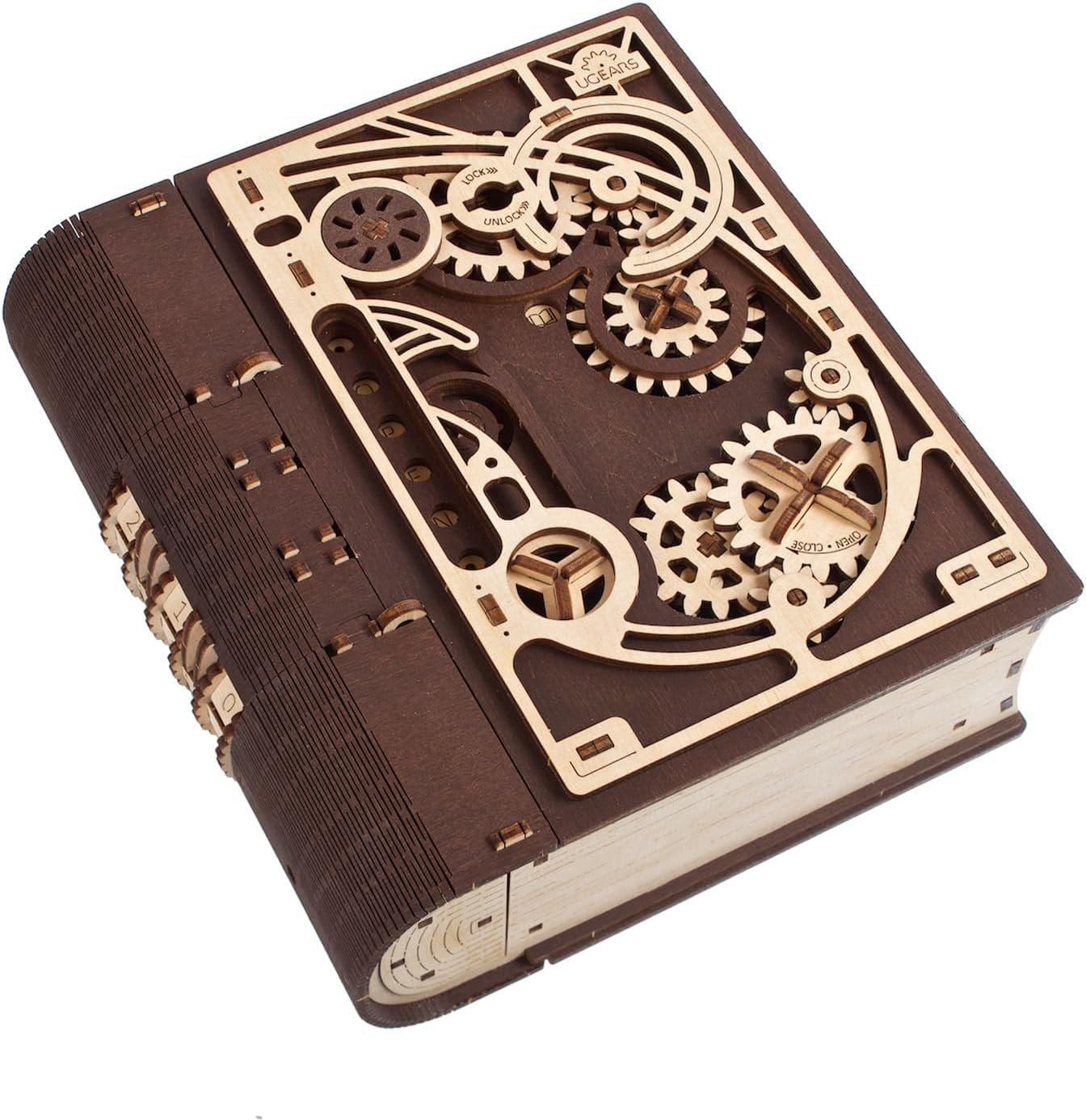 Ugears Libro dei Segreti - Scatola Puzzle 3D in Legno