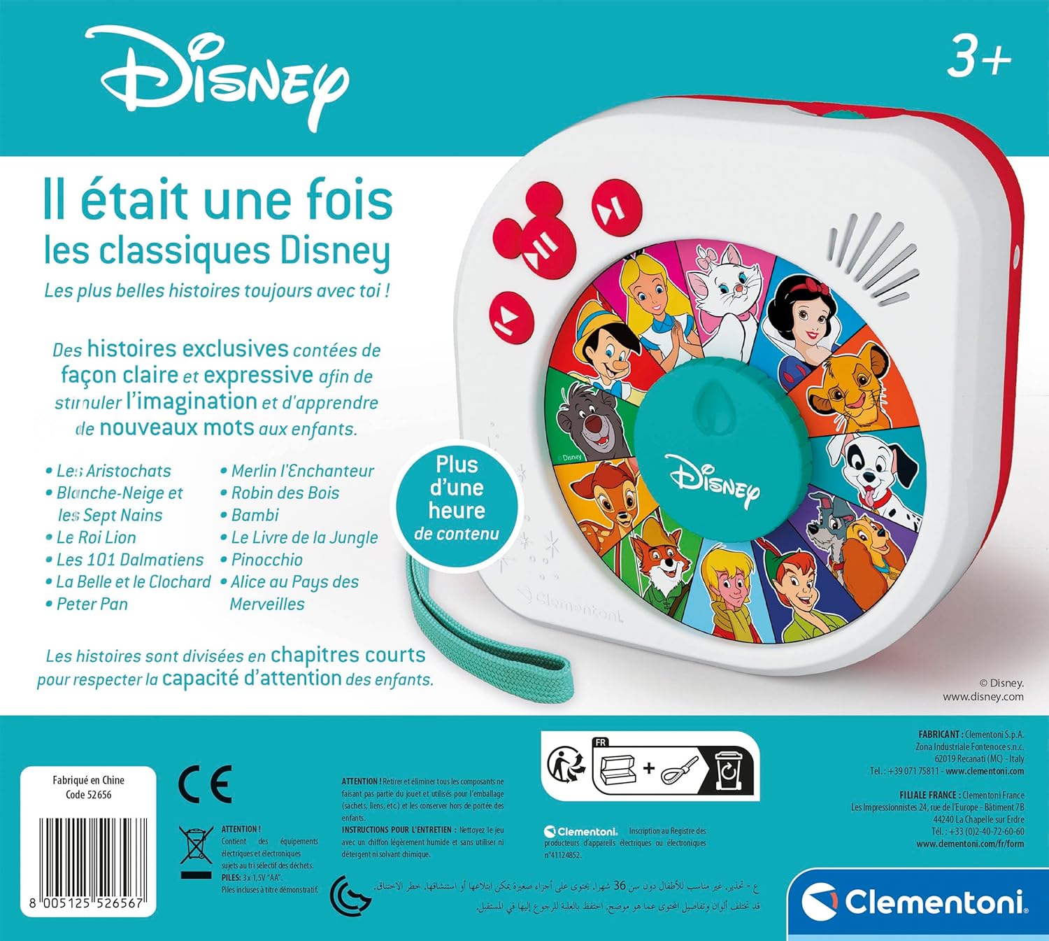 Clementoni - History Counter Once Upon a Time Disney - 52656 - immagine 3