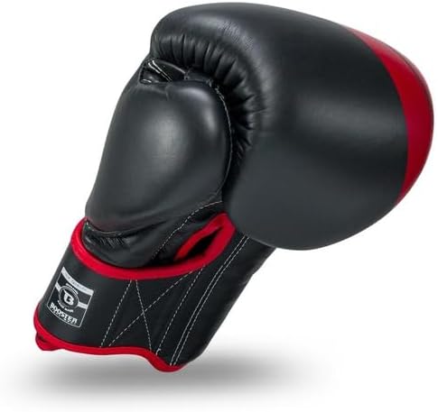 Booster Guanti Boxe BGL-1 V3 Nero/Rosso, Once:14 oz - immagine 5