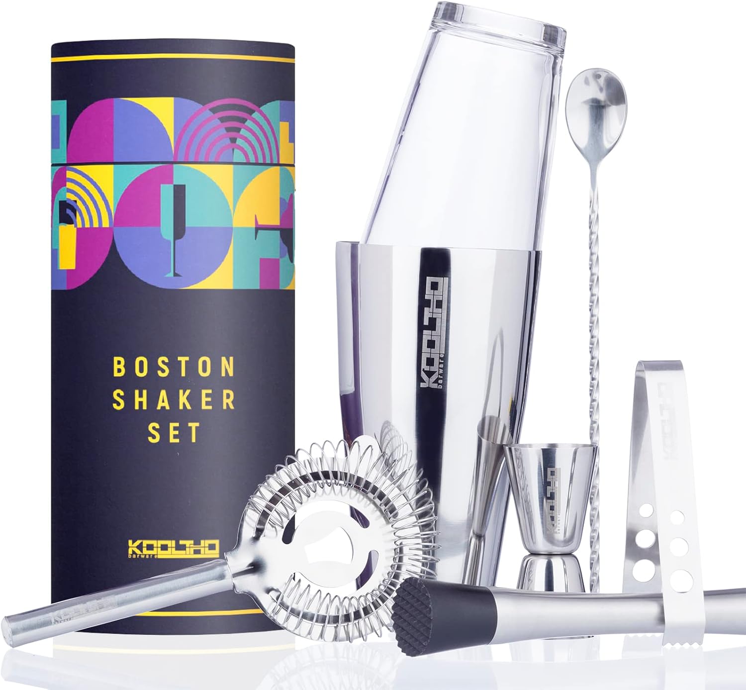 Boston Shaker Kit Barman Cocktail Professionale