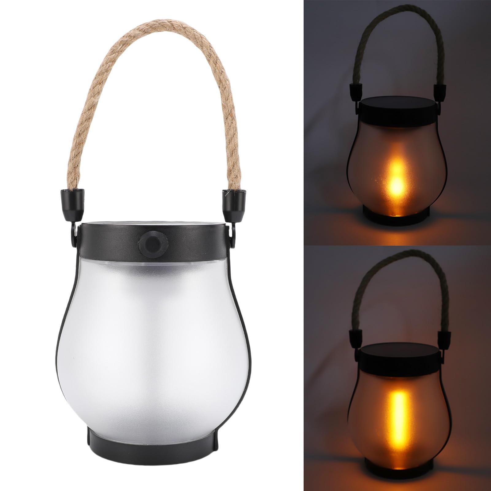 Annadue Lanterna Solare da Esterno Flaming Mystical LED