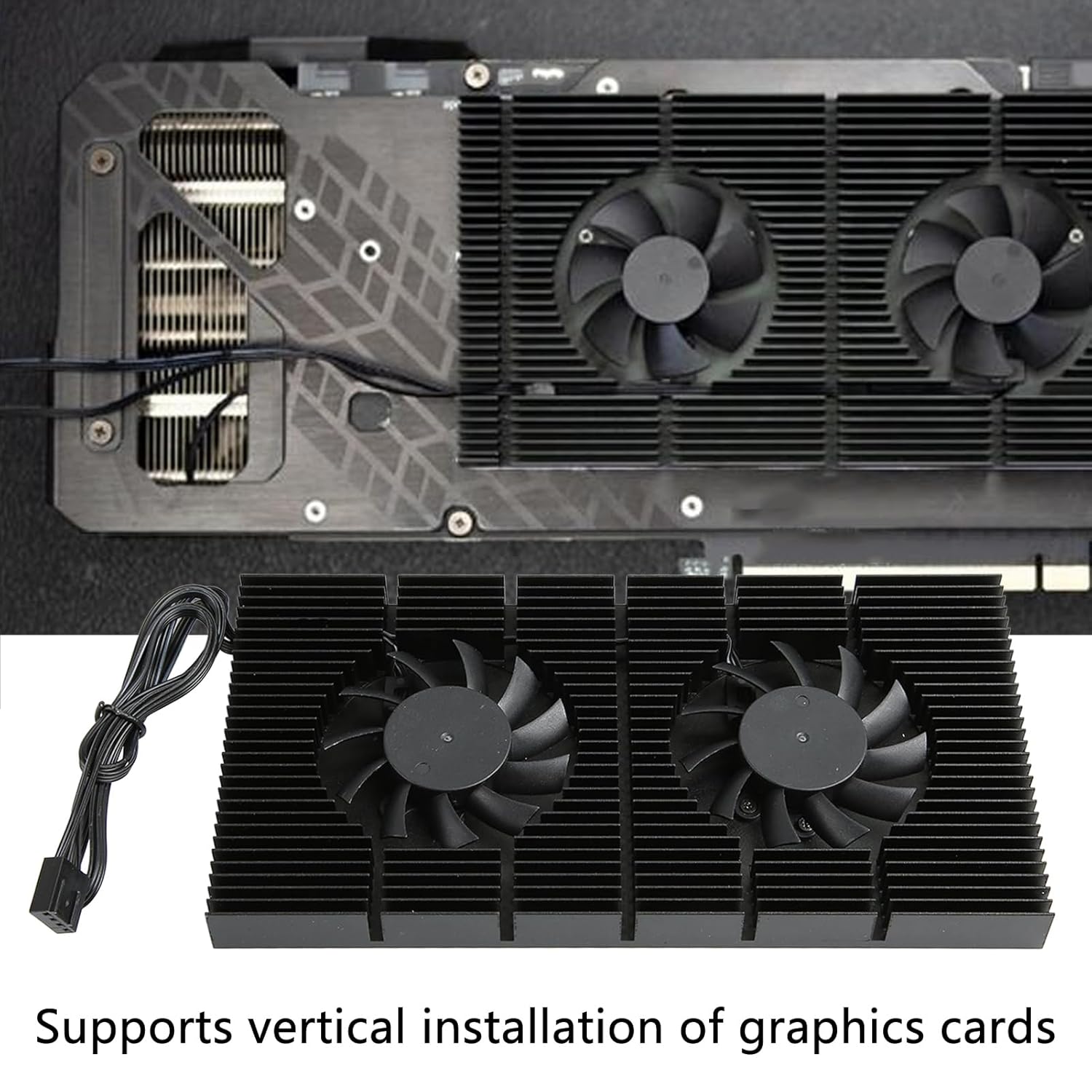 GPU Backplate Cooling Ventola Alluminio Sturdes - immagine 4