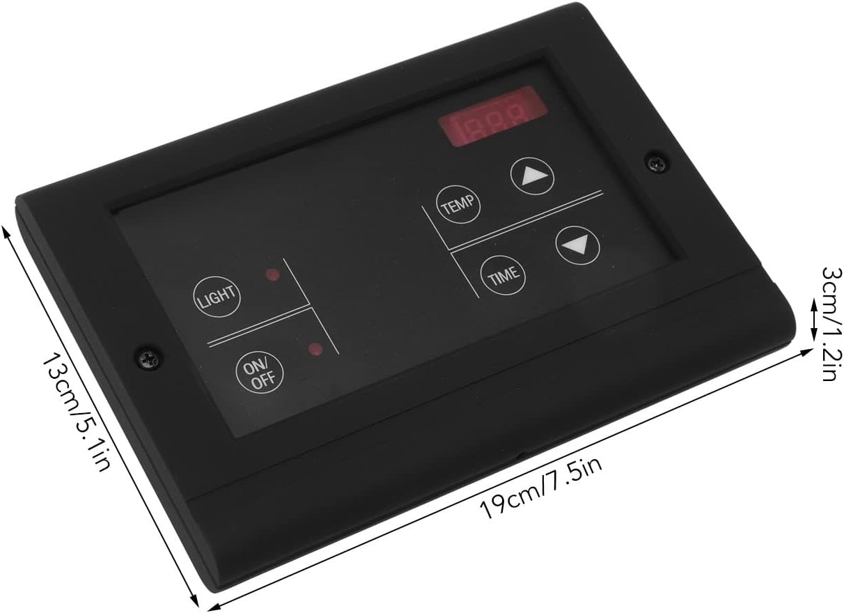 Controller Digitale per Sauna Nero - immagine 7