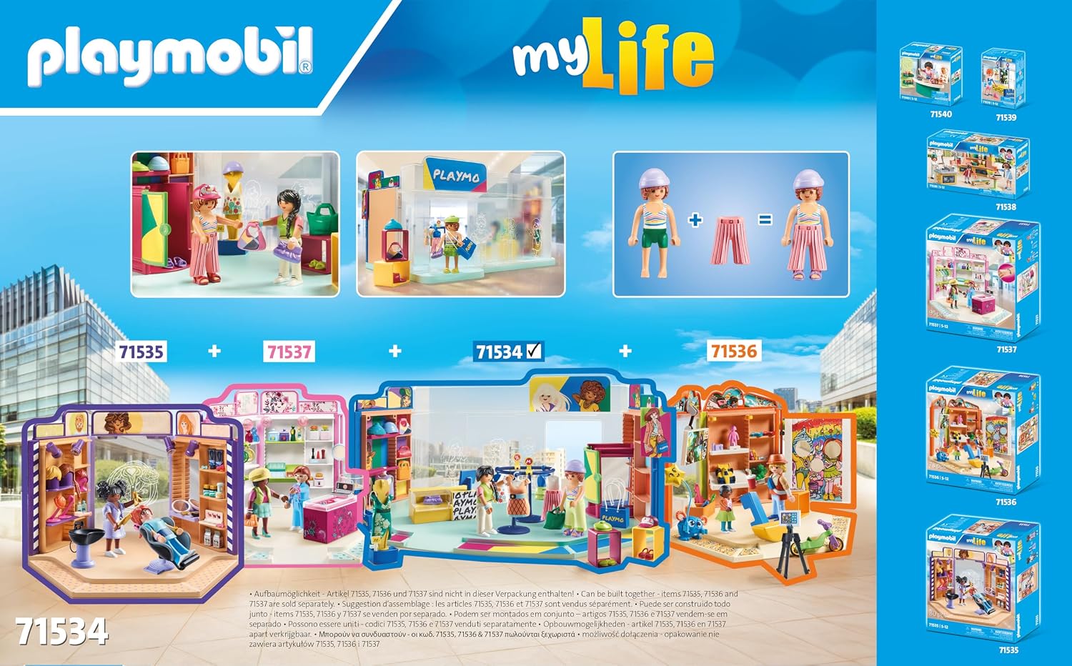 PLAYMOBIL myLife 71534 Fashion Boutique | geobra Brandstätter Stiftung ...