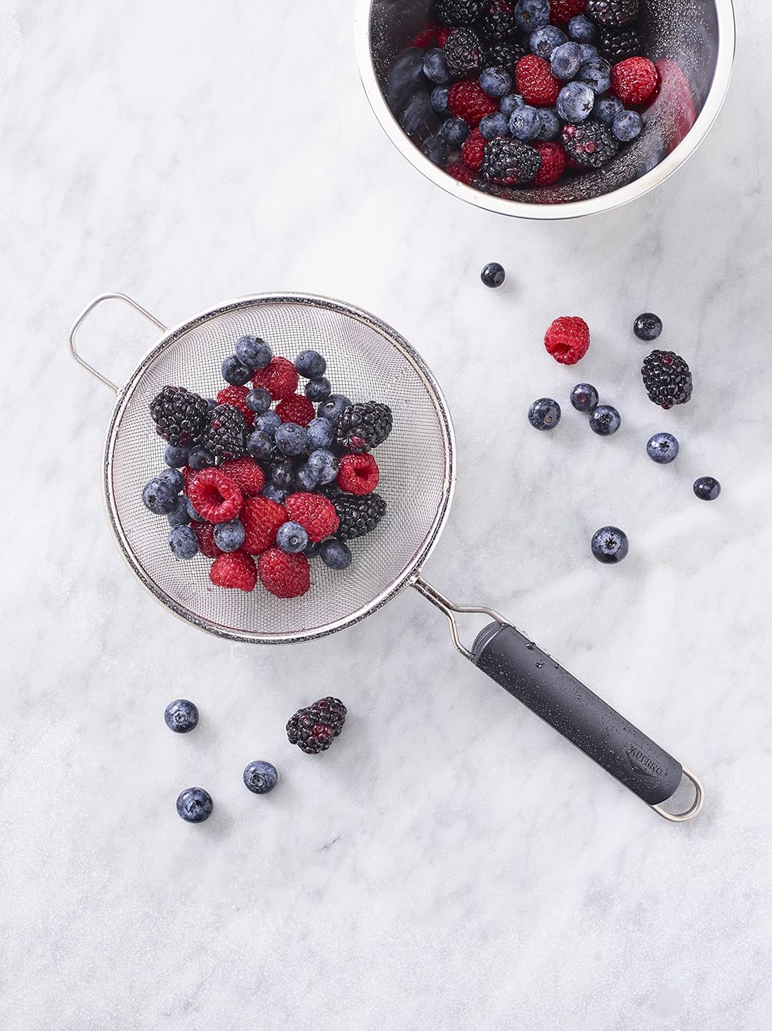 Paderno Colino a Rete/Scolapasta con Manico 18cm - immagine 2