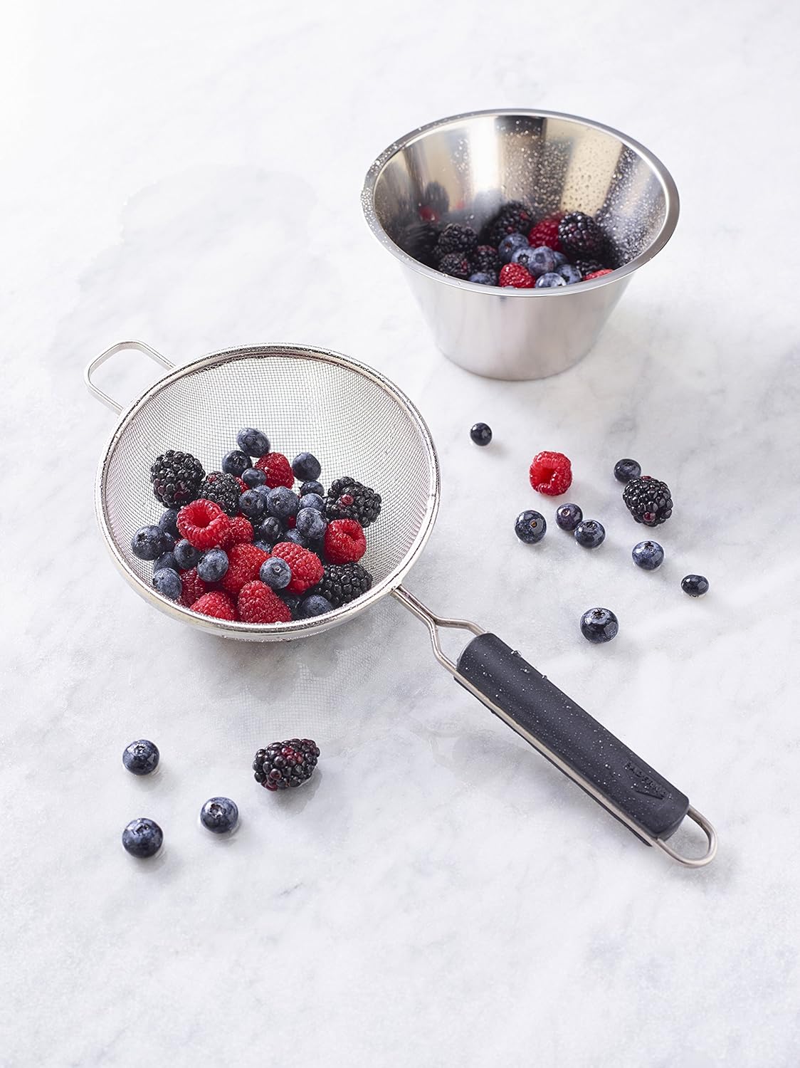 Paderno Colino a Rete/Scolapasta con Manico 18cm - immagine 3