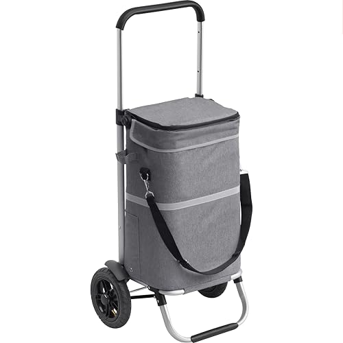 Meister Trolley per la Spesa Pieghevole 45L