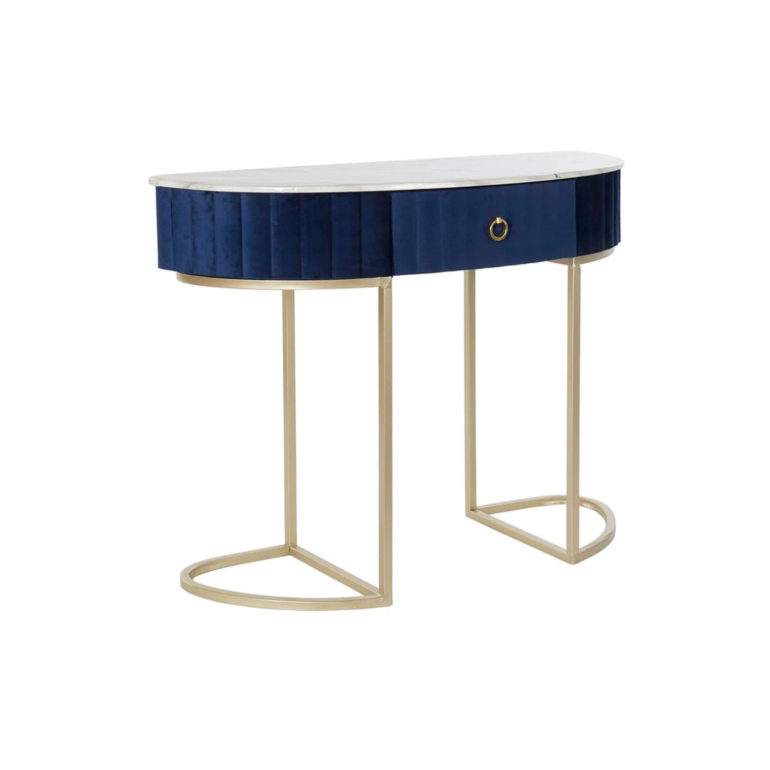Dkd Home Decor - Console Blu, Bianco e Oro 100x40x76cm