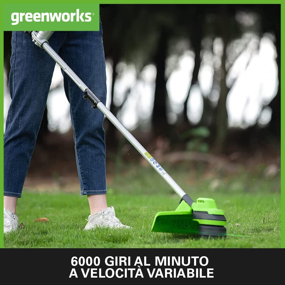 Greenworks48V Decespugliatore a Batteria Brushless 38cm - immagine 5