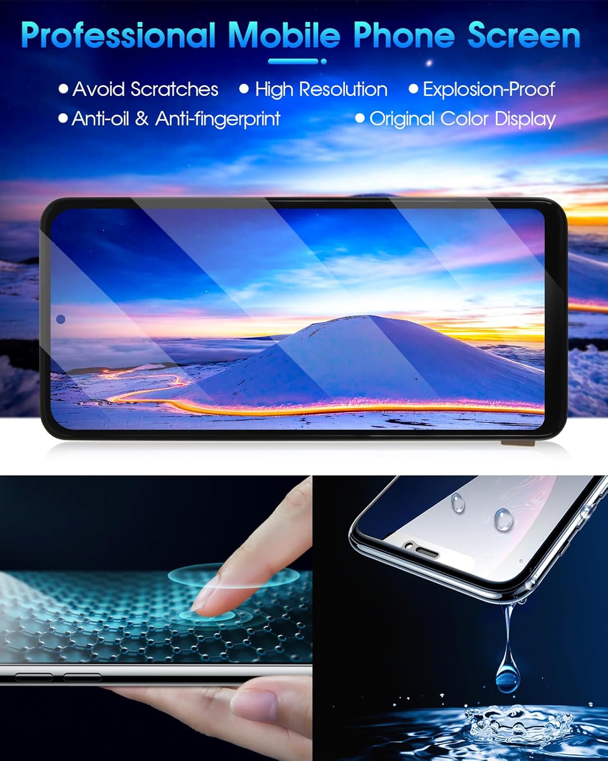 TFT LCD Schermo per Xiaomi Redmi Note 13 4G (Nero) - immagine 6