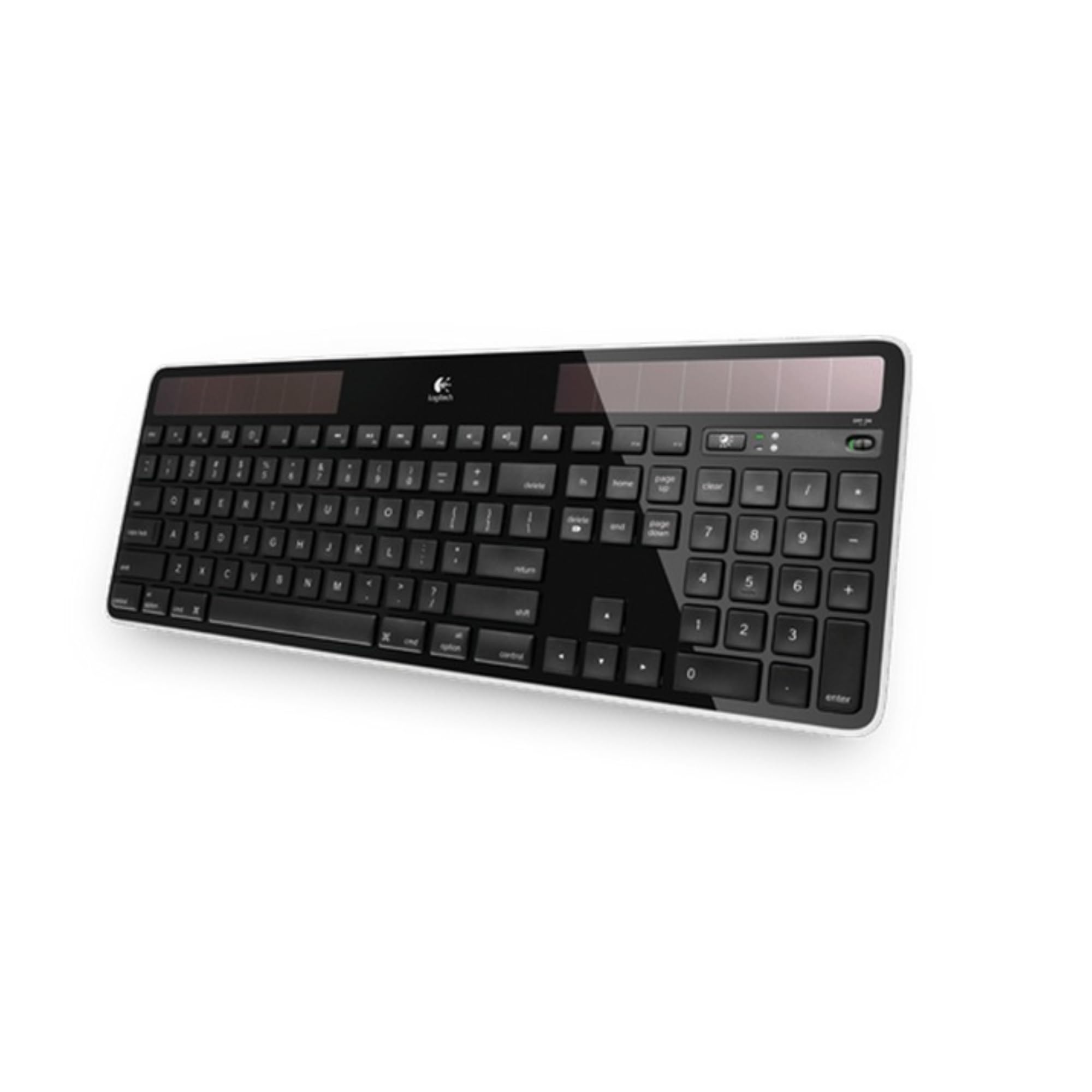 Logitech K750 Tastiera Solare Wireless per Windows, Layout Scandinavo QWERTY - Nero