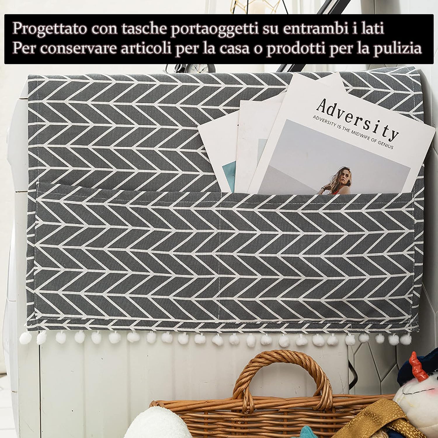 Copri Lavatrice per Interno 130x55cm - immagine 3