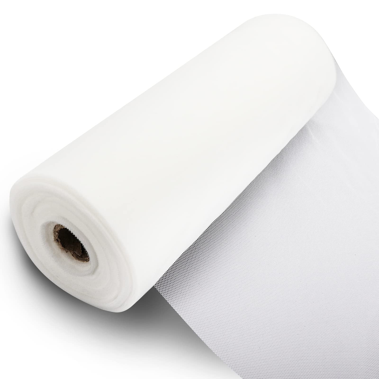 Rotolo di Tessuto in Tulle Bianco 30cm x 91,5m