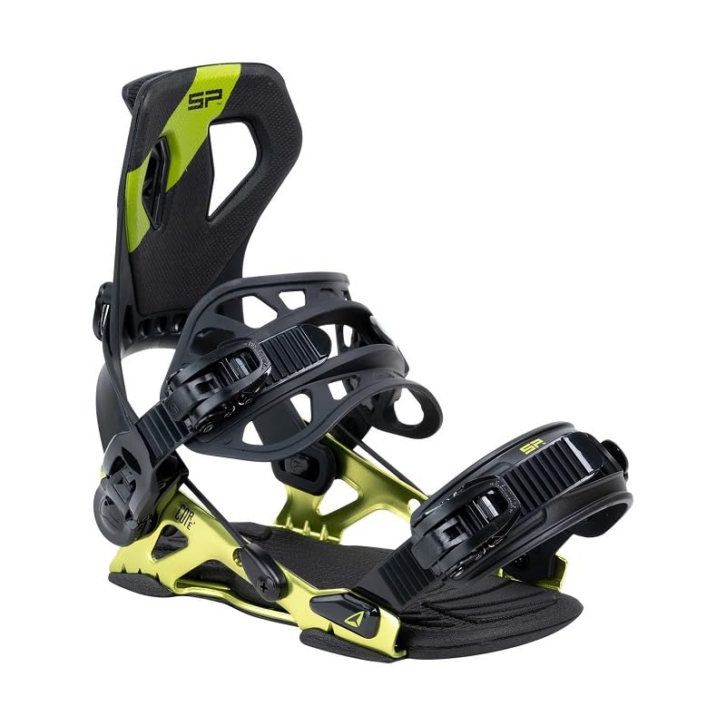 SP Core Fissaggi Snowboard Automatici Lime XL