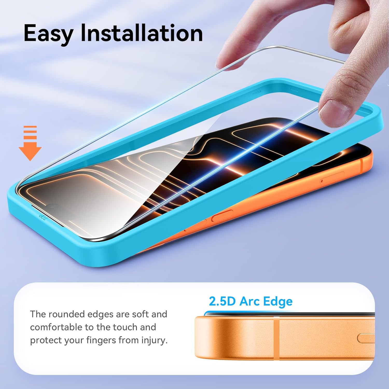 3 Pezzi Vetro Temperato per iPhone 17 Pro con Protezione Fotocamera - immagine 2