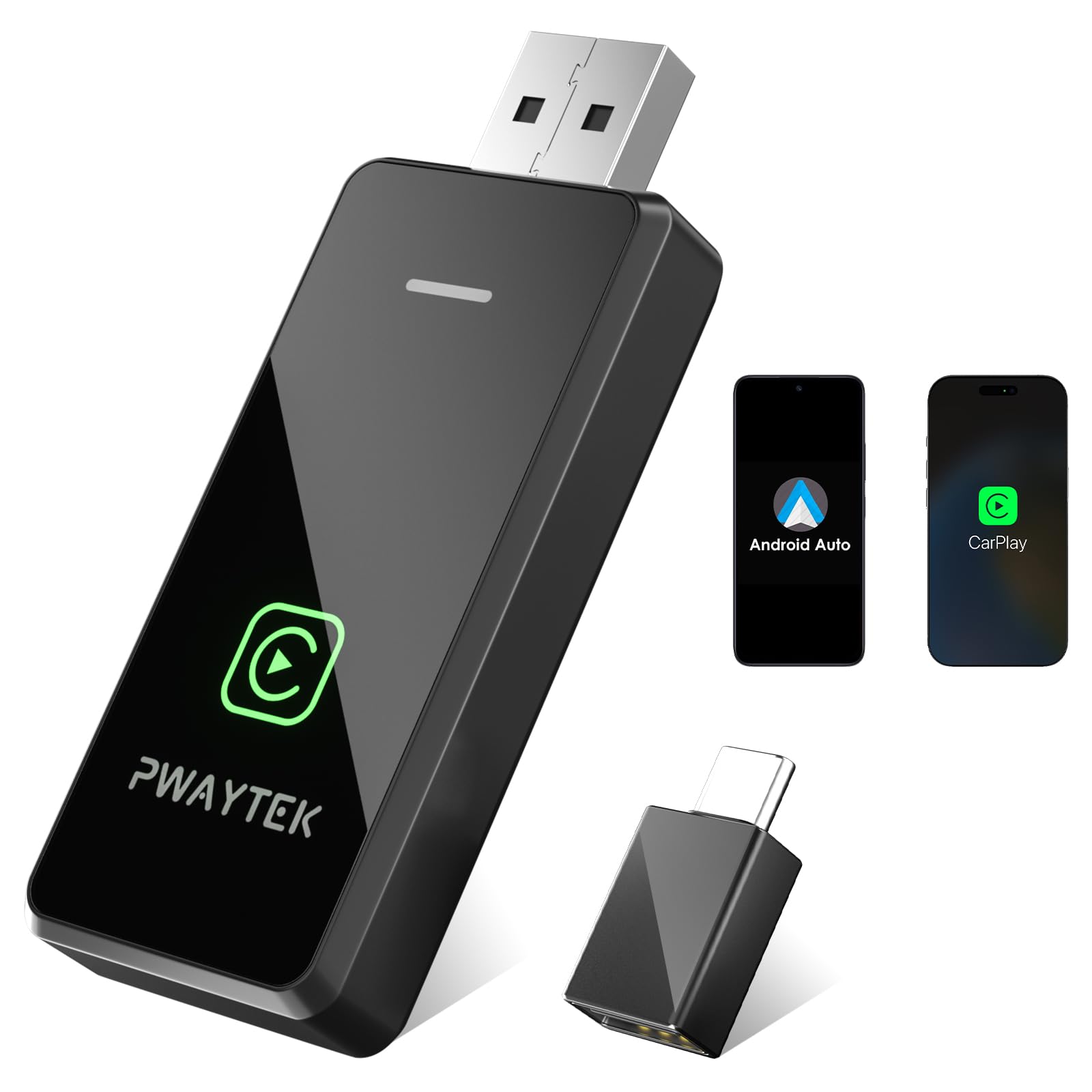 Pwaytek Adattatore Apple CarPlay Wireless 2025