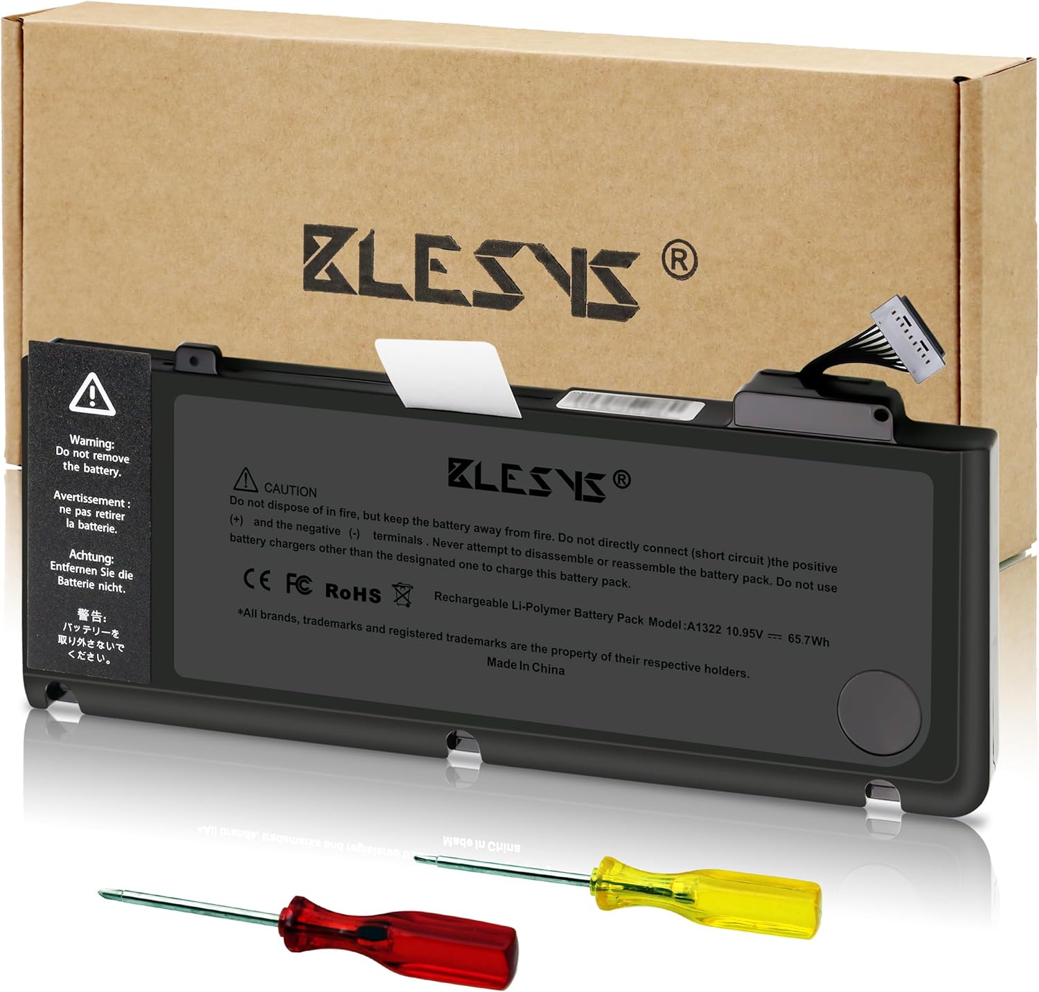 Blesys Batteria A1322 per MacBook Pro 13" A1278 - immagine 1