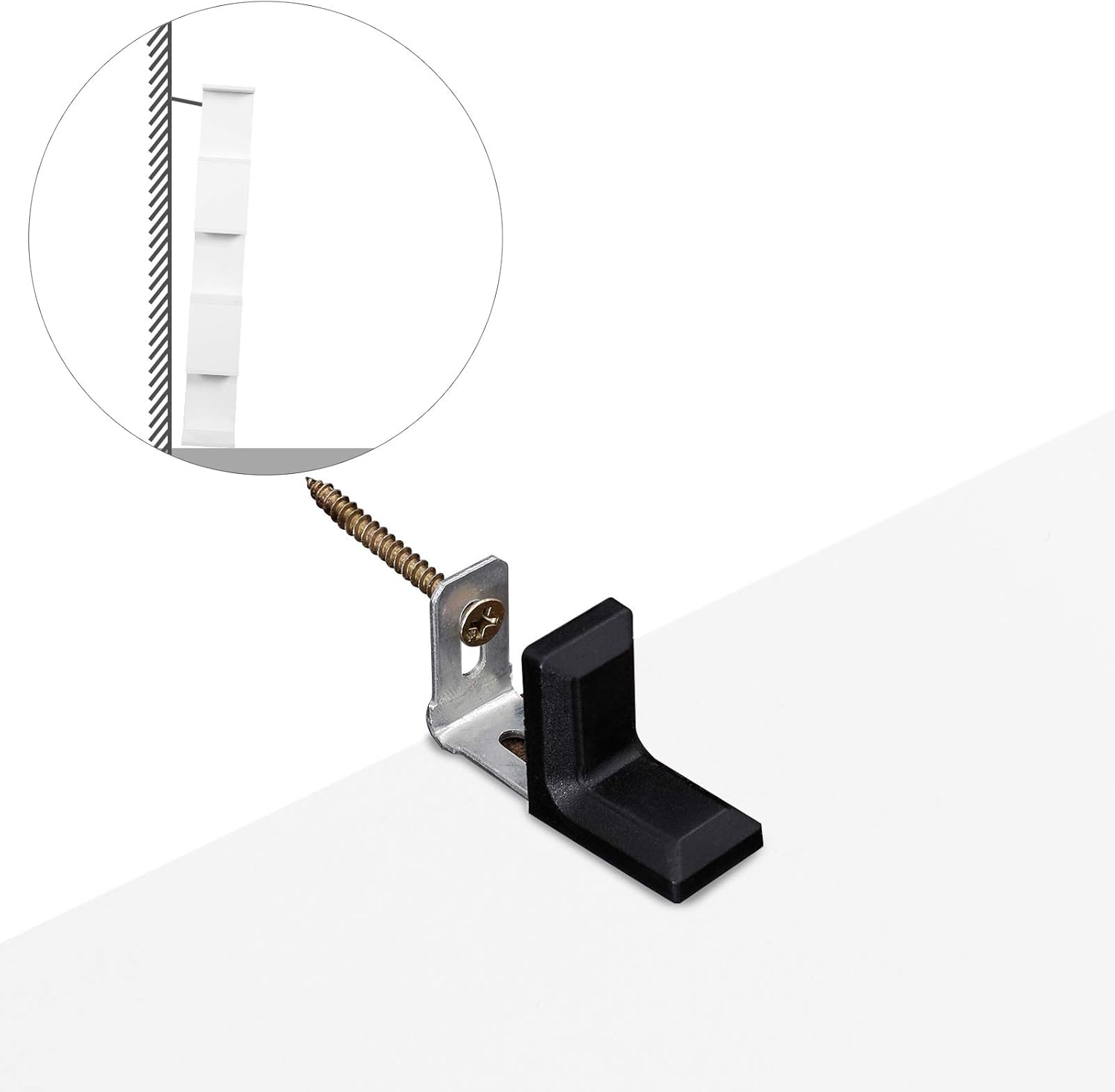 Vasagle Scaffale a 5 Ripiani Libreria Divisorio, Bianco - immagine 6