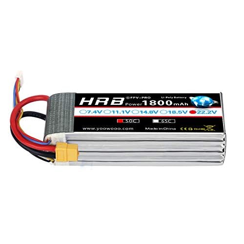 HRB Batteria LiPo 1800mAh 6S 22.2V 50C XT60
