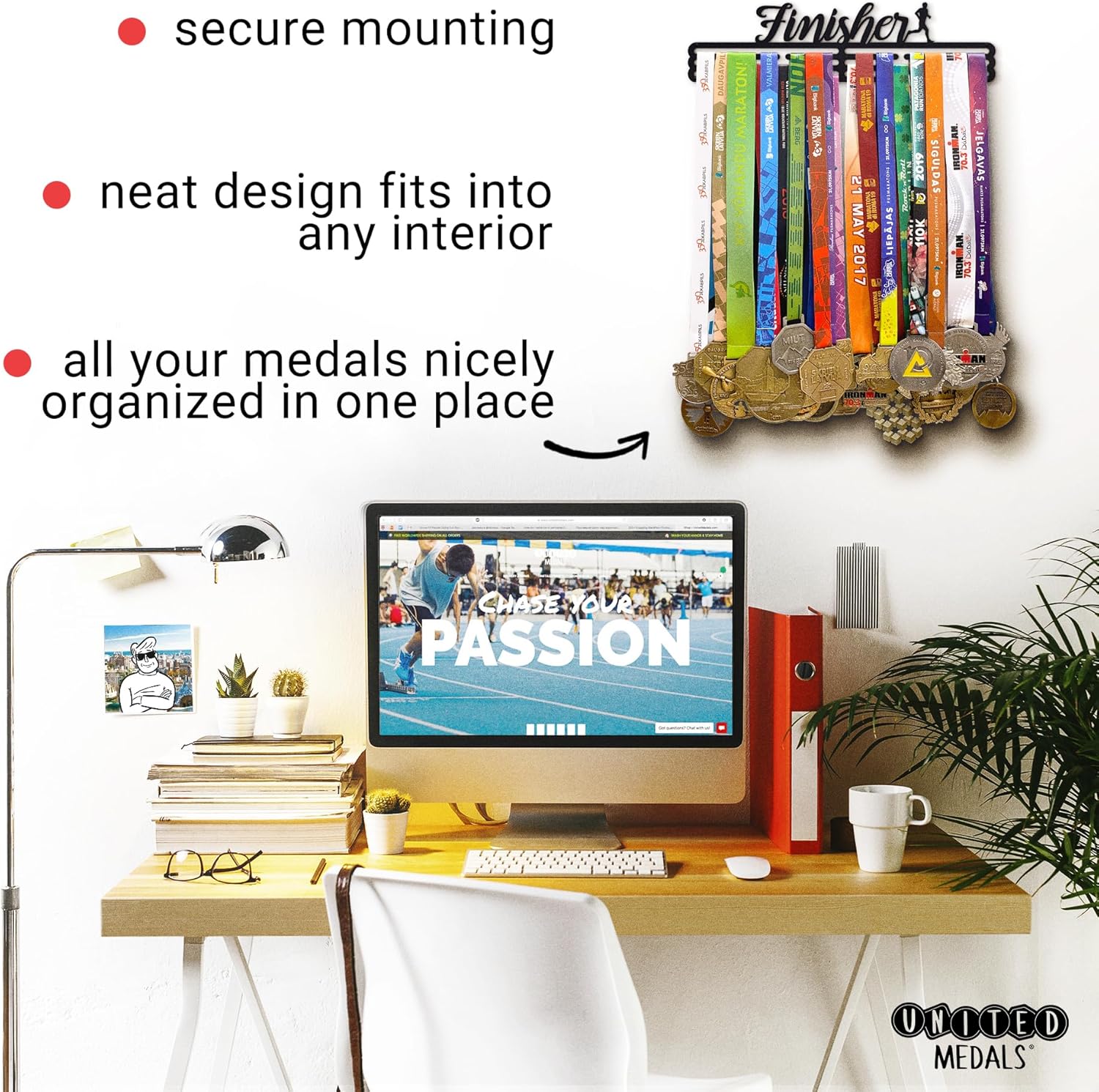 Finisher Sport Porta Medaglie Acciaio - immagine 8