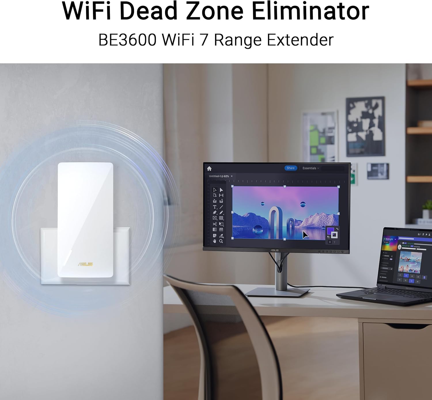 Asus RP-BE58 BE3600 Dual Band WiFi 7 AiMesh Ripetitore - immagine 7