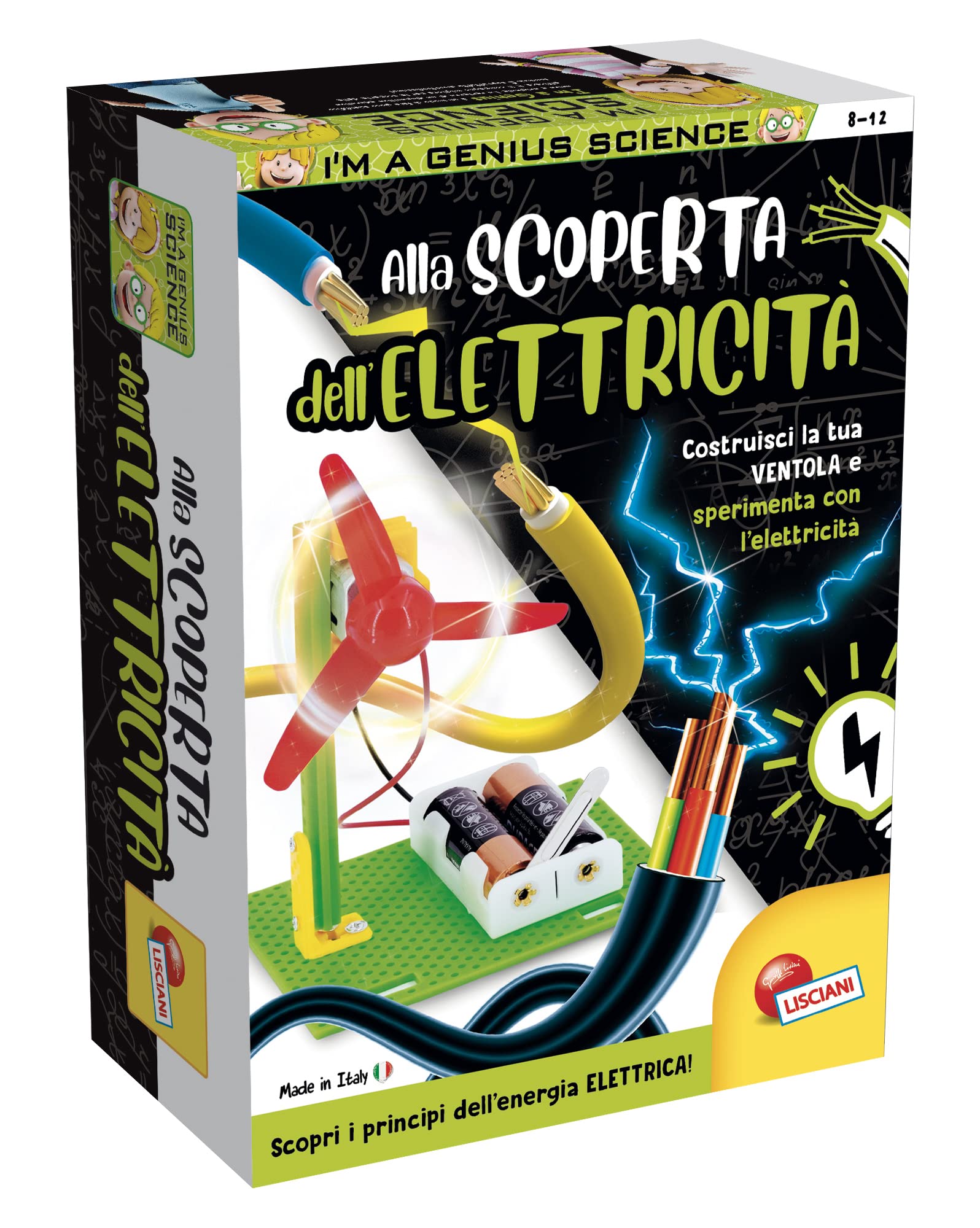 Liscianigiochi I'm a Genius Scienza Pocket alla Scoperta dell' Elettricità, Medio, 100163