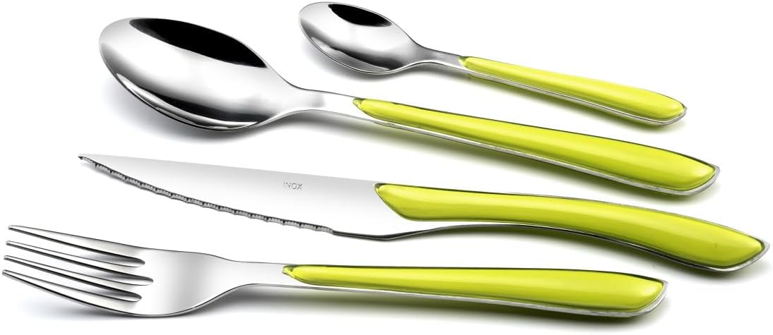 Amefa Servizio Posate Eclat 32 Pezzi, Verde Anice - immagine 2