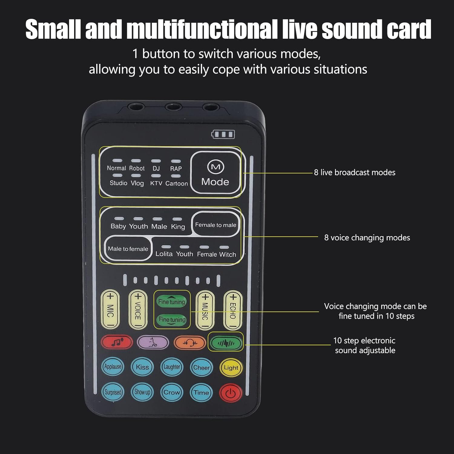 Annadue I9 Voice Changer - Kit Live Streaming - immagine 4