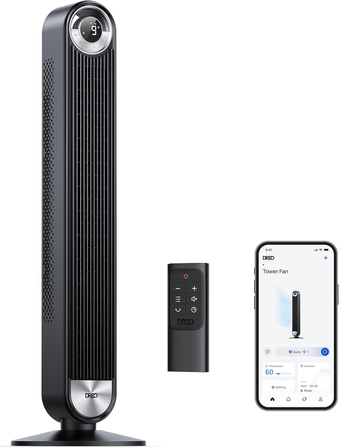 Dreo Cruiser Pro 106 cm Smart Tower Fan WiFi Alexa - immagine 1