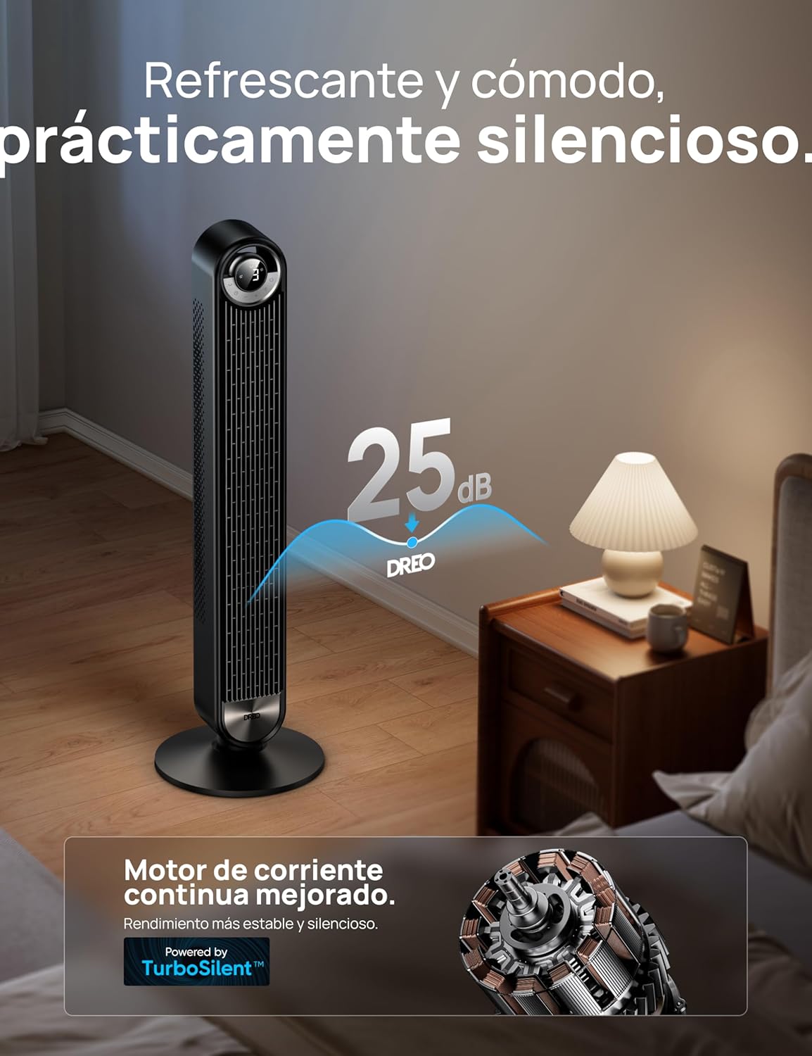 Dreo Cruiser Pro 106 cm Smart Tower Fan WiFi Alexa - immagine 2