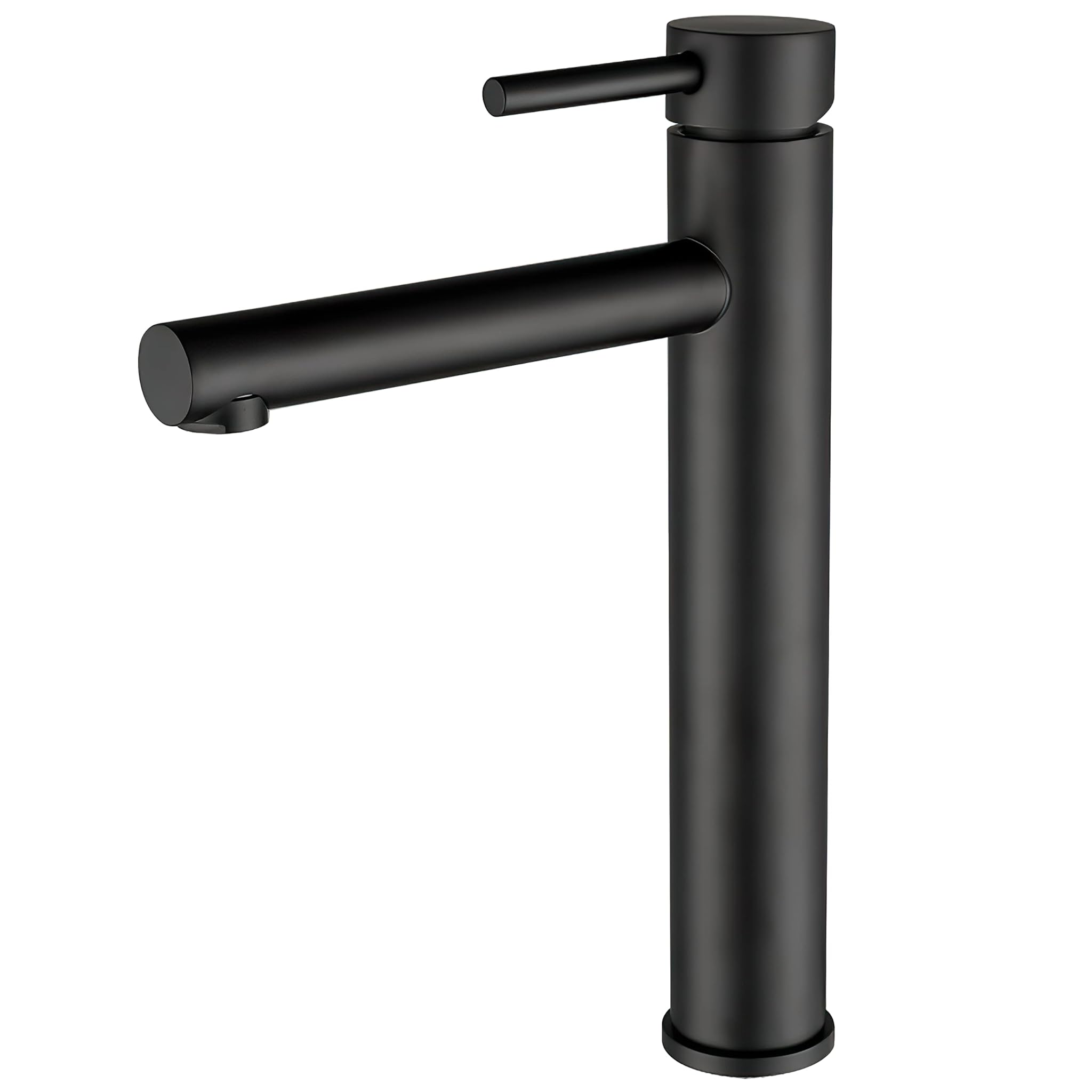 Valaz Rubinetto Bagno Lavabo Alto Nero Opaco