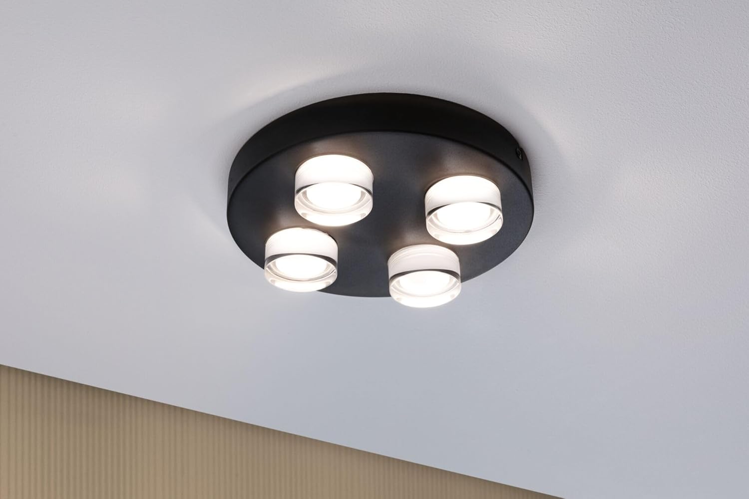 Paulmann 79558 Selection - Bathroom Parete/Soffitto IP44, Nero - immagine 5