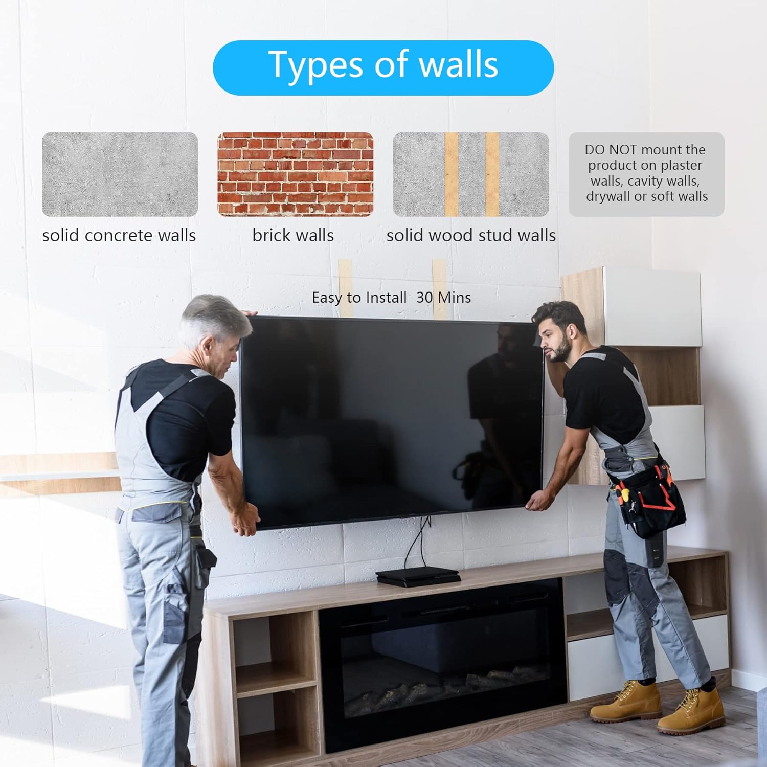 Supporto da Parete per TV 13-43 pollici - immagine 8
