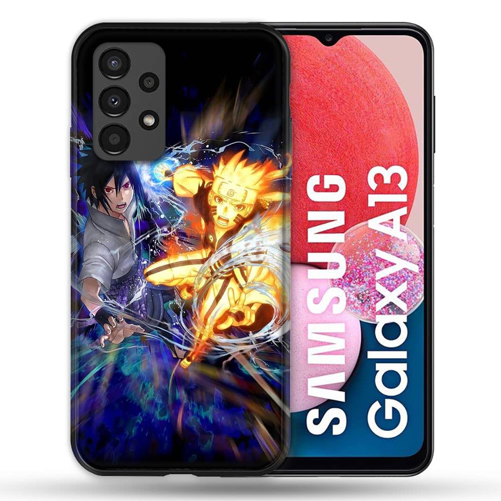 Cokitec Cover per Samsung Galaxy A13 / A04S Manga Naruto VS, Multicolore