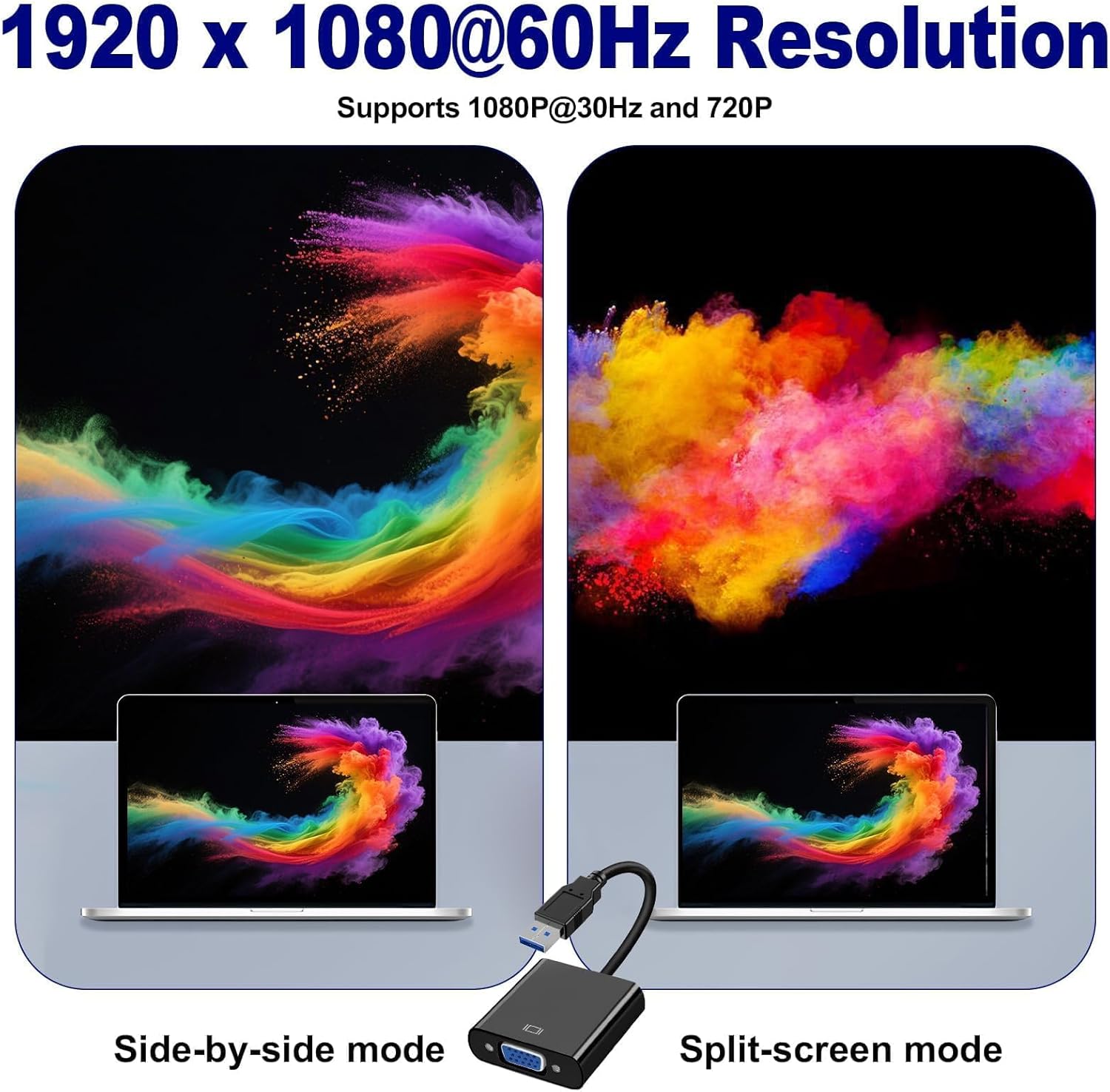 Adattatore USB a VGA - Convertitore Video HD - immagine 4