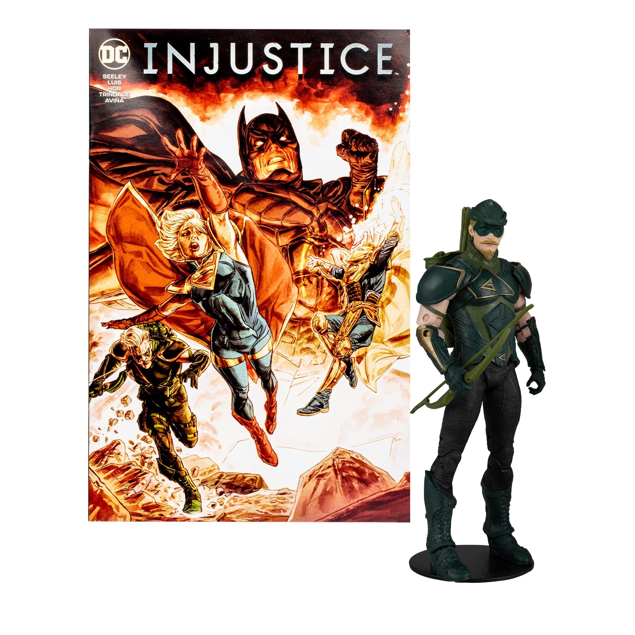 DC Direct - Page Punchers 7" Figure With Comic - Injustice 2 - Green Arrow