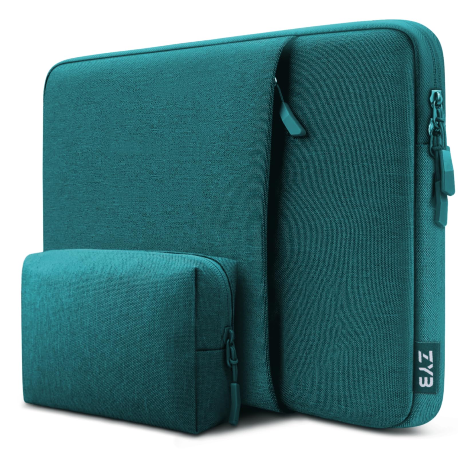 Zyb Custodia PC Portatile 15-15,6 Pollici, Teal