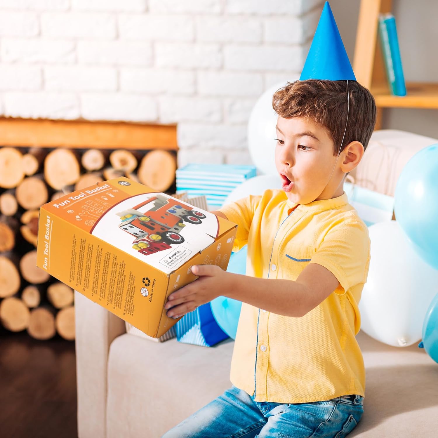 Cassetta Attrezzi in Legno Montessori 124 Pezzi - immagine 6