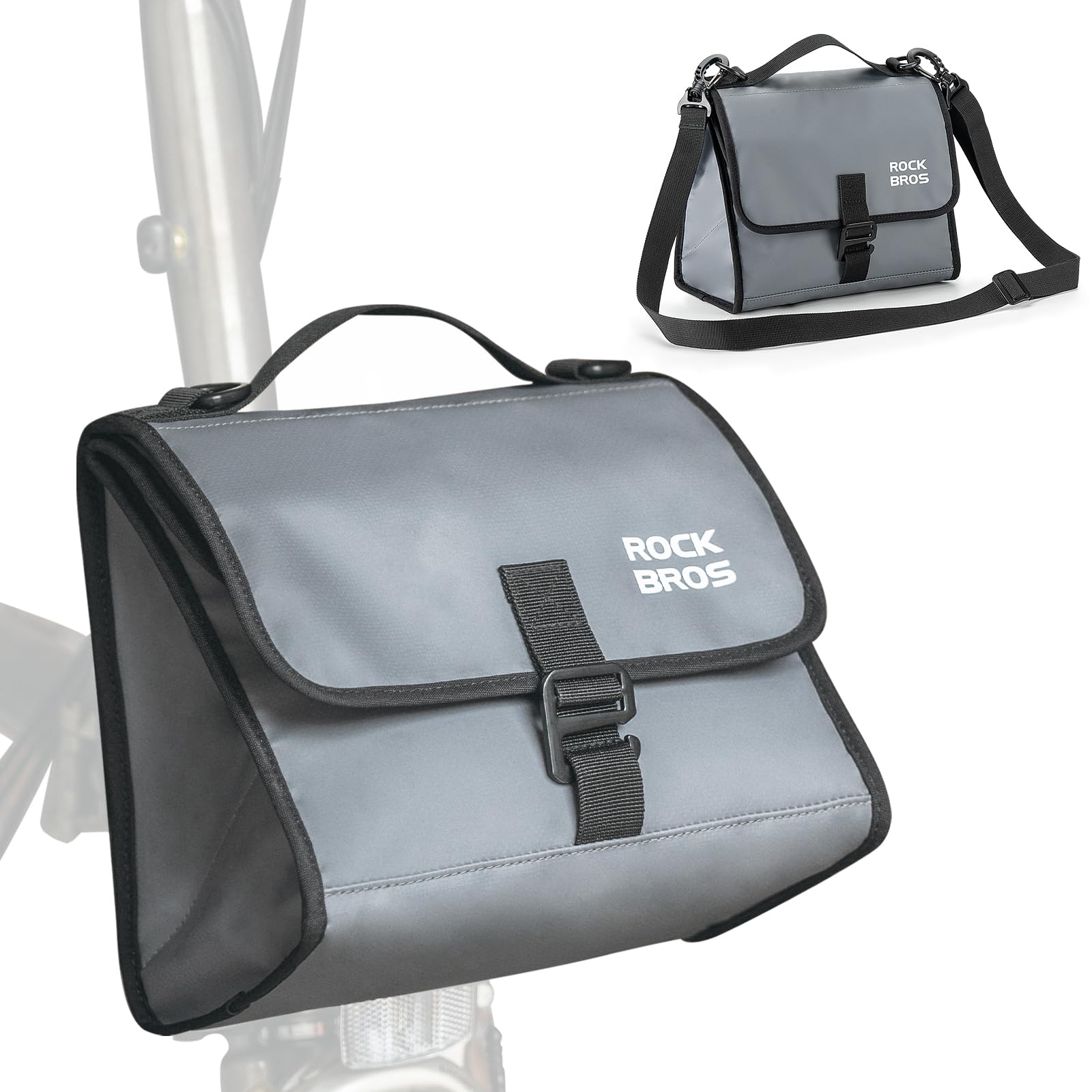 Rockbros Borsa Anteriore per Bici Brompton 4-7L