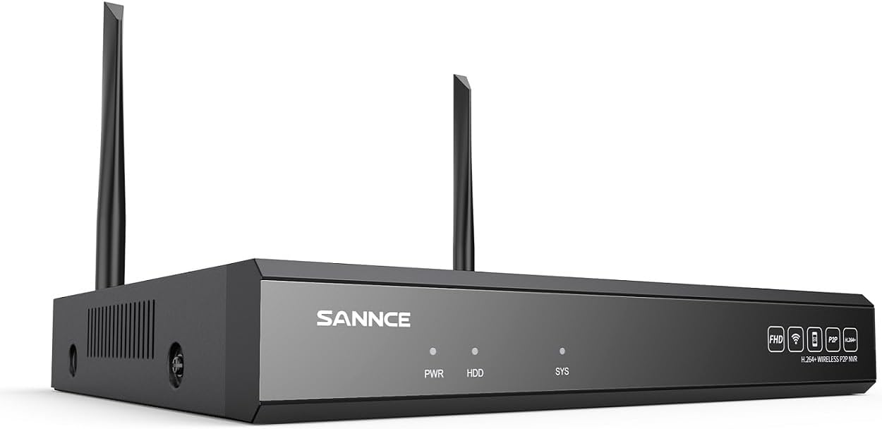 Sannce 10CH 5MP Registratore NVR Video Sorveglianza