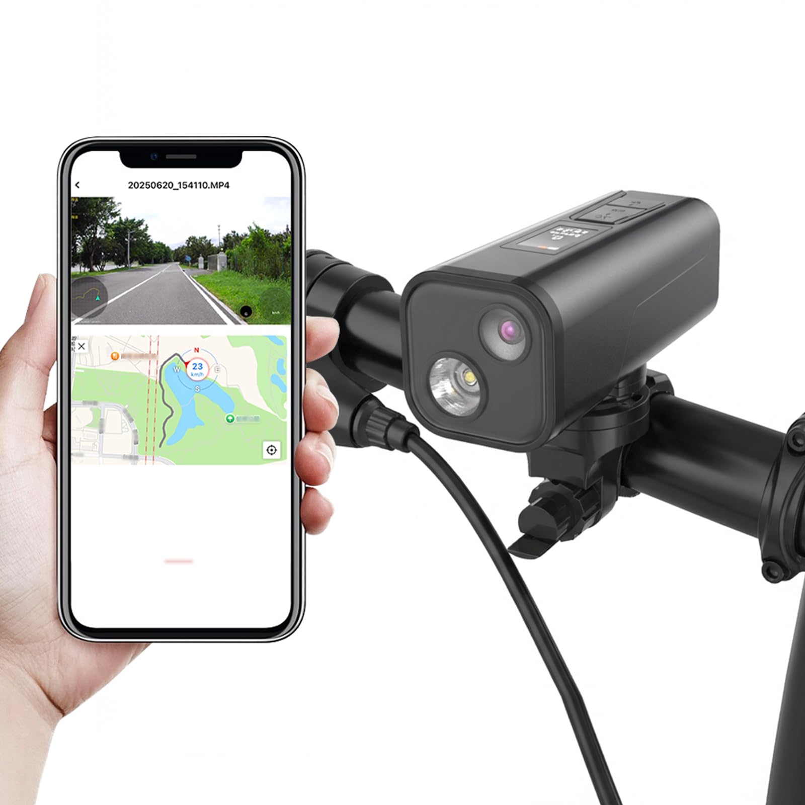 Spedal 4K Action Cam Professionale IP65, Grigio