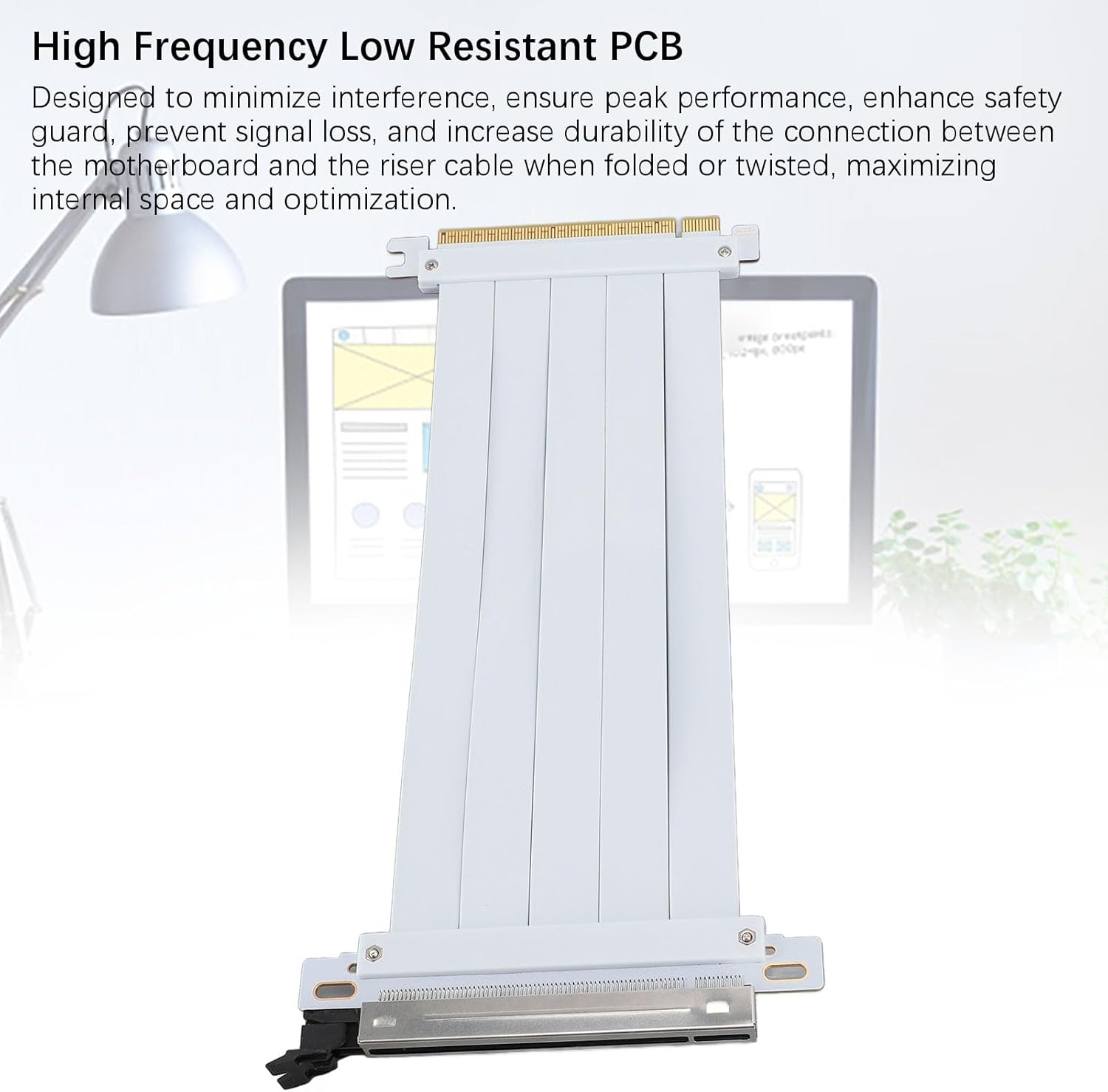 Annadue Cavo Riser PCIE 5.0 X16 Prolunga GPU 30cm - immagine 2