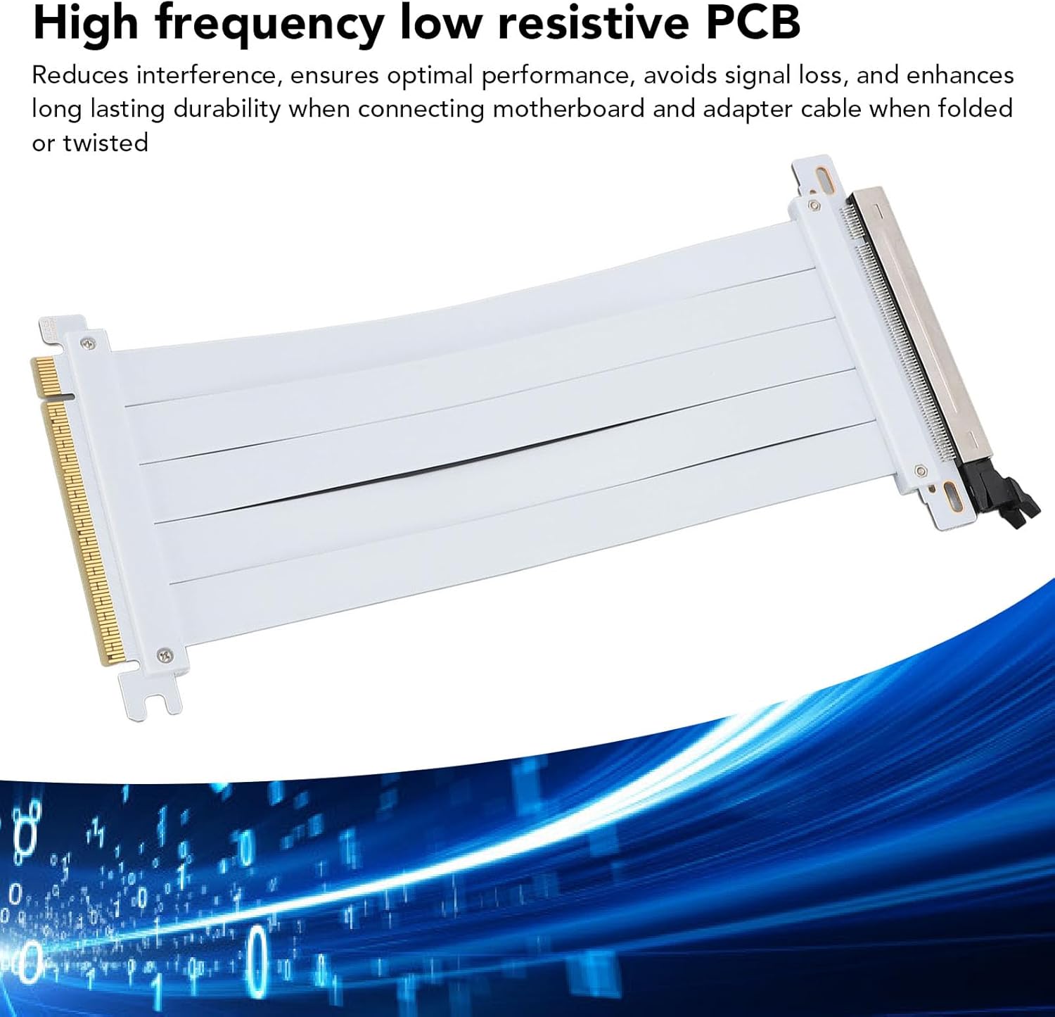 Annadue Cavo Riser PCIE 5.0 X16 Prolunga GPU 30cm - immagine 4