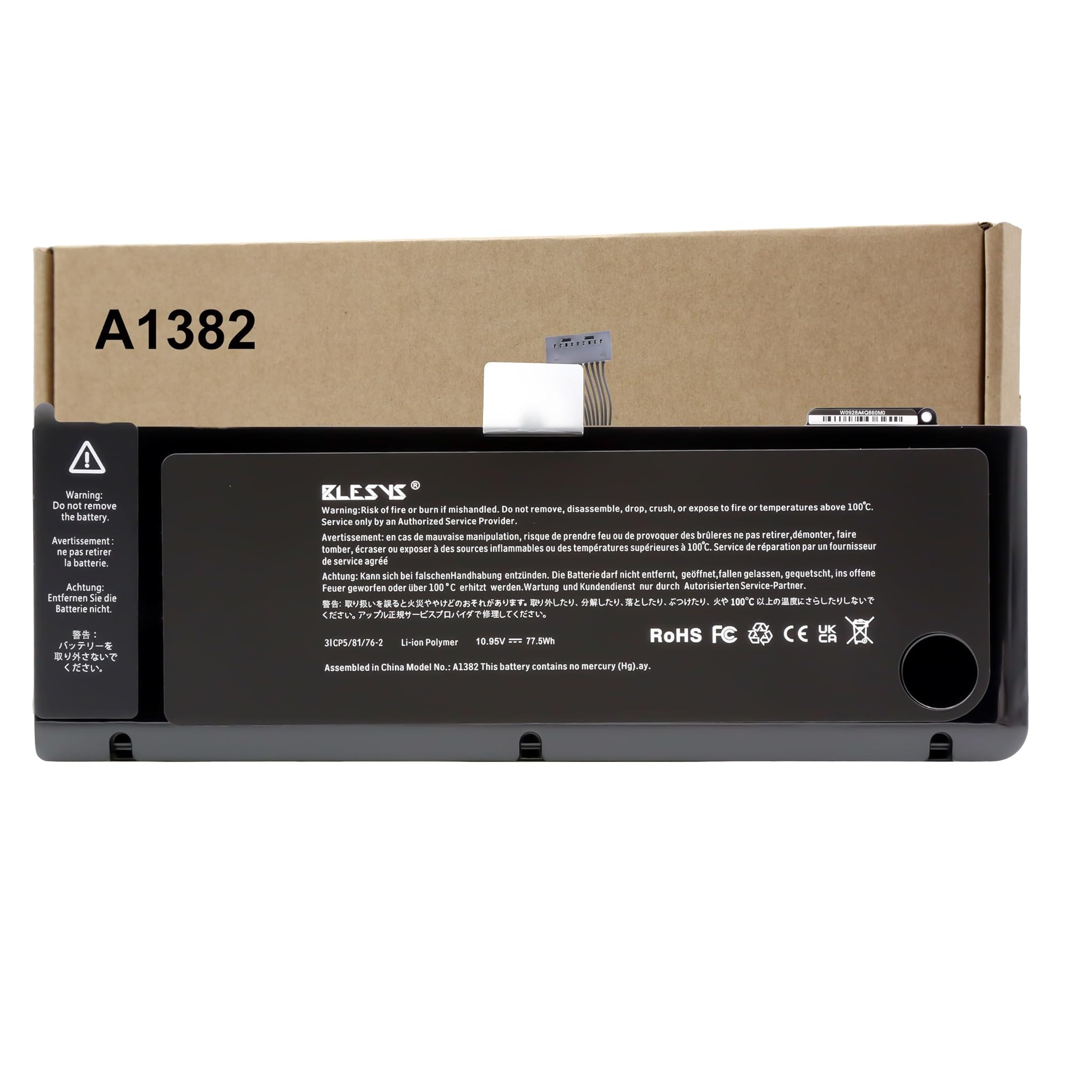 Blesys A1382 Batteria per Apple MacBook Pro 15" A1286